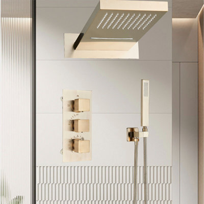 Matusek Thermostatic Shower with Fixed Shower Head