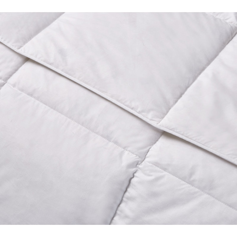 Twin White Cotton Down Feather Bedspread