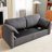 79.13-Inch Futon Sleeper Couch, Modern Pull Out Bed, Grey Corduroy, Metal Construction, For Living Room Style, 450 Pounds Max Load Sleeper, Comfy Base, Functional Use, Pound Capacity
