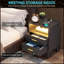 Demyra 45cm W Manufactured Wood Bedside Table-687846415