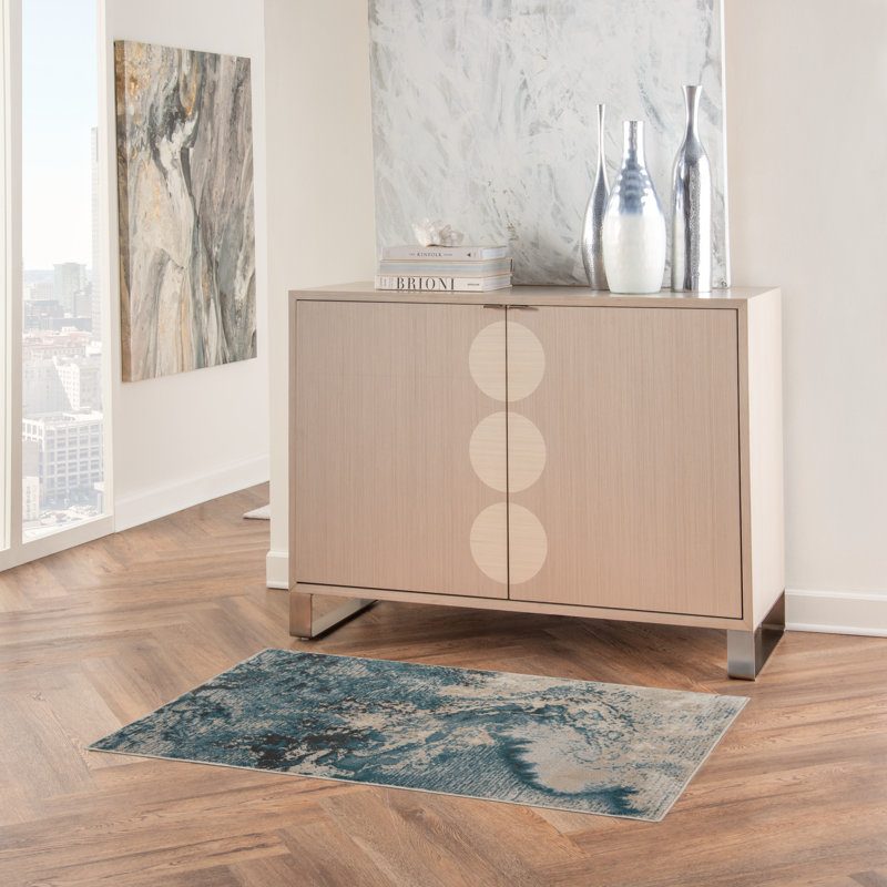 Odelia Abstract Indoor Rug, Rectangle 2'2" x 3'9"