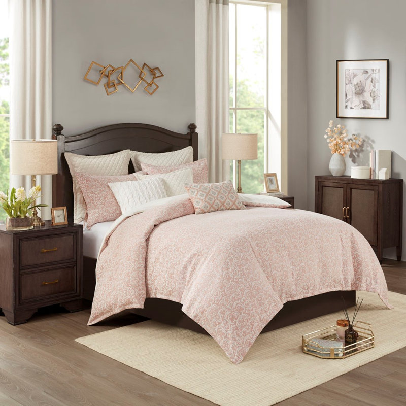 Ensemble d'édredon en jacquard en chenille 9 pièces Gracie Mills Stephens