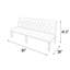 Banc en similicuir Inverness Farmhouse