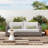 Manhattan 82.68'' Metal Outdoor Patio Sofa
