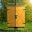 Armoire d'extérieur en bois massif Lean-To-85638033