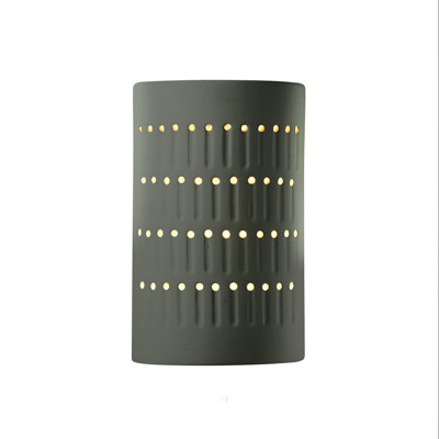Ambiance Ceramic Flush Mounted Sconce