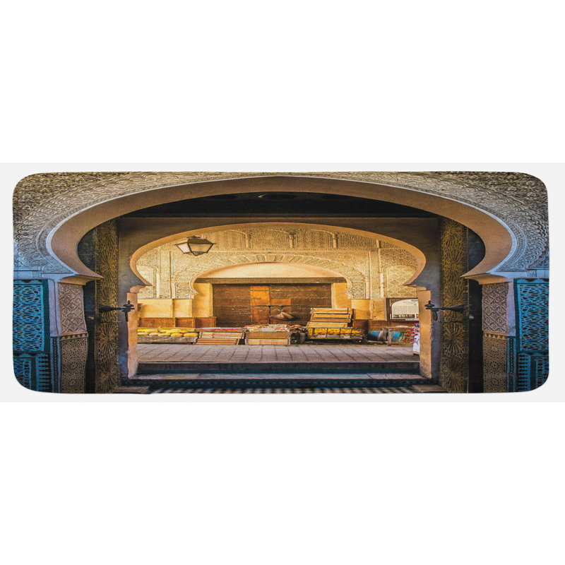 Eclectic Polyester Kitchen Mat