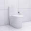 Toilette allongée une pièce - blanc