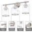 Ashod 3-Light Dimmable Brushed Nickel Vanity Light