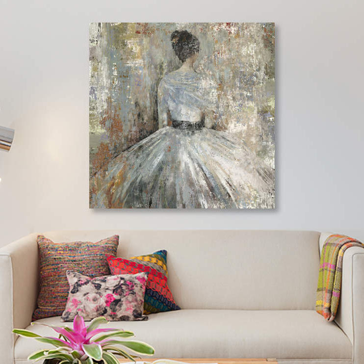 «In Waiting», reproduction sur toile, H 37 po x l 37 po x P 1,5 po, Pas de tapis, Toile tendue