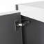 Armoire latérale de salle de bain 12 po, 2 portes à fermeture douce, fixation flottante, 12 * 2 (emballage Kd)