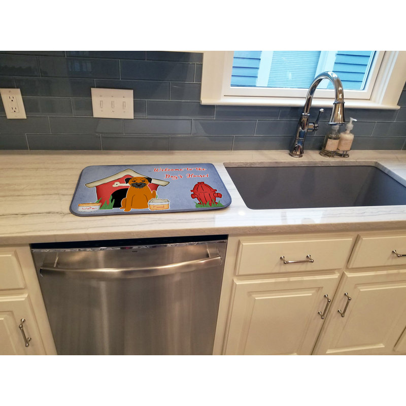 Tapis de séchage pour chien terrier border house