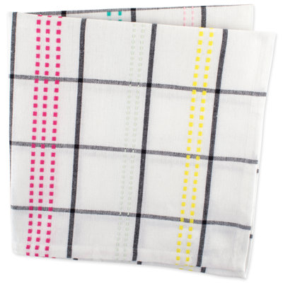 Wade Cotton Plaid Square Napkin