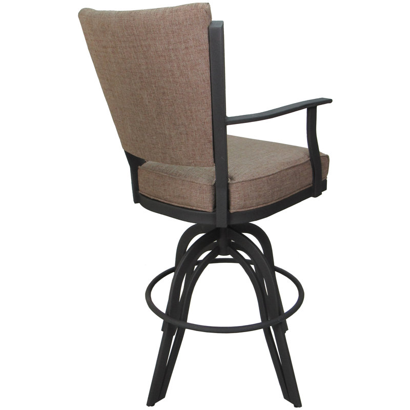 Tabourets de comptoir en métal Custom, Beige bassin, Gris, Tabouret de comptoir (siège d'une hauteur de 26 p