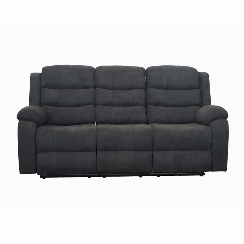 Jamisa 3 Seater Linen Reclining Sofa