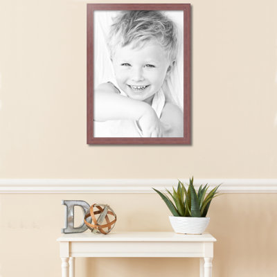 Arttoframes 22 x 28 pouces cadre strié mauve style Barnwood cadre photo - fil cintre