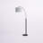 Akridge 77'' Black Arched Floor Lamp
