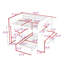 Lit superposé avec bureau, tablettes et tiroirs, garde-robe-119617996-119617993