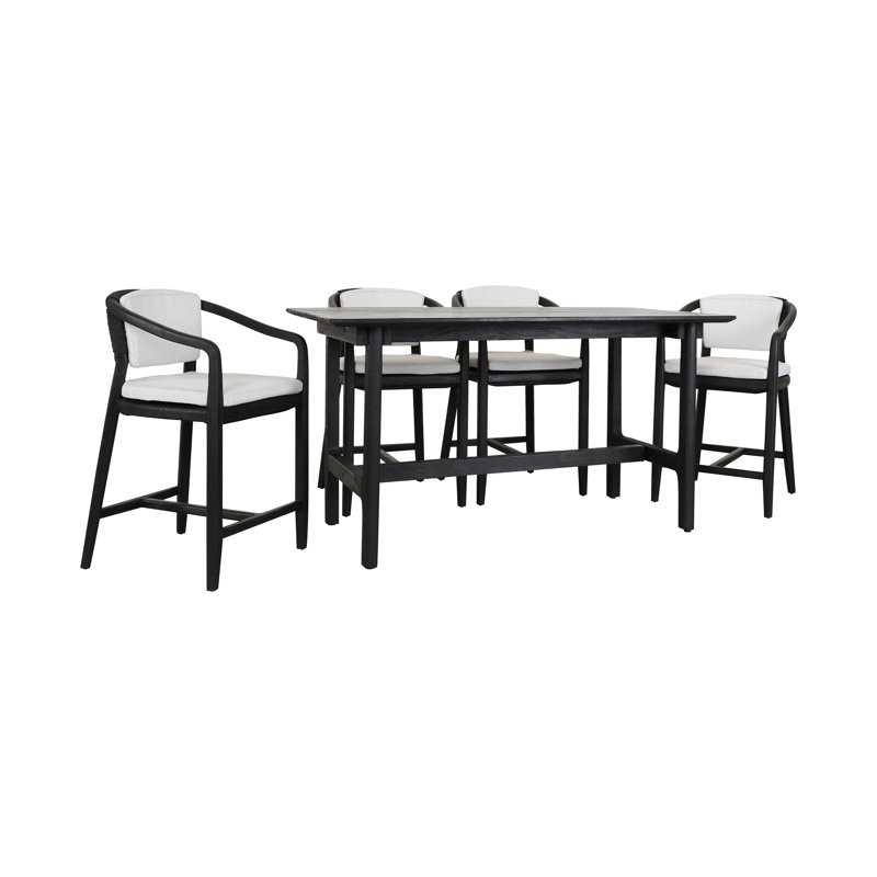 Outdoor Teak, Black