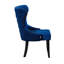 Caesar Velvet Dining Chair - Ergonomic Upholstered Curved Back with Solid Wooden Legs - Modern Side Chair for Living Room Dining Room-1100677277-1157841303