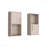 2-Pc Wall-Mounted Bathroom Medicine Cabinet With Open And Closed Storage-853806375