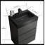 Meuble-lavabo autoportant en noyer avec grand lavabo en noyer-97891072-97891073