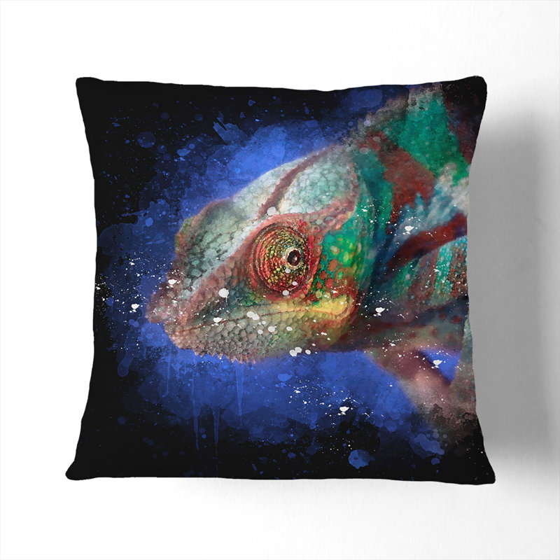 Square Throw Cushion, 40cm H x 40cm W x 15cm D, Black