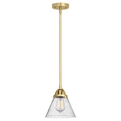 Nouveau 2 - Trond - 1 Light 8" Stem Hung Mini Pendant - LED Bulb 