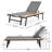 Christine Outdoor Chaise Lounge with Table