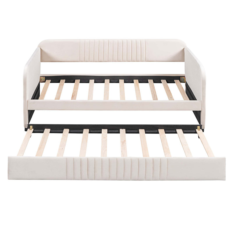 Upholstered Daybed, Beige