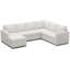 Seybert 8-Piece Chenille L Shaped Modular Corner Sofa Convertible U Shaped Living Room Couch With Storage Ottoman-1812588295