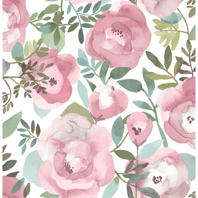 Zenia 10.06m x 52.07cm Semi-Gloss Wallpaper Roll