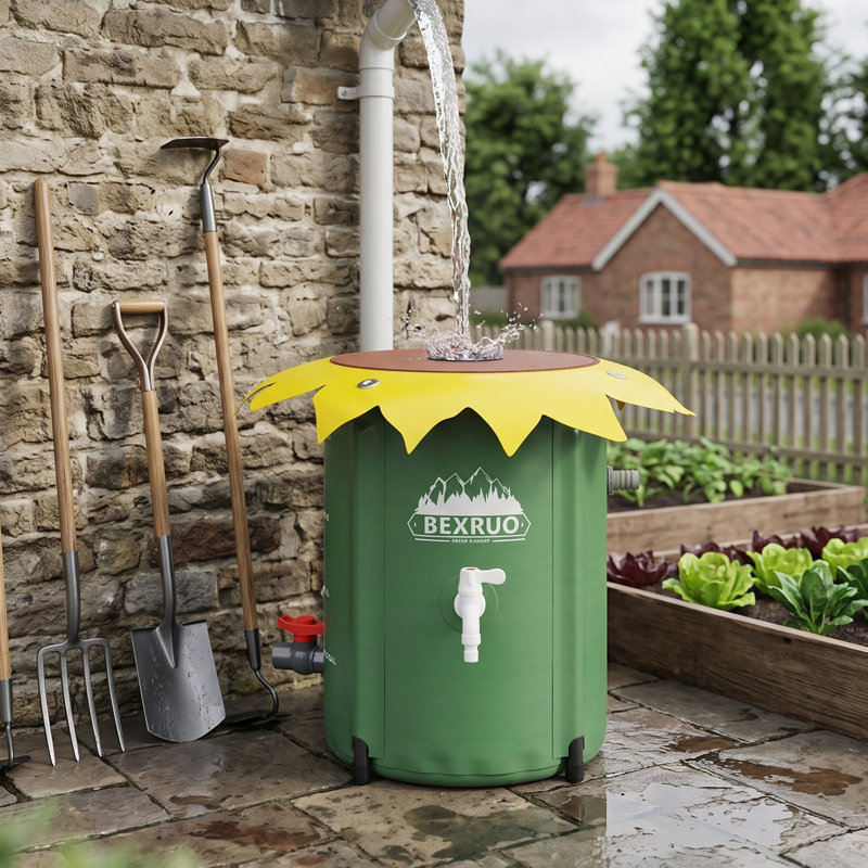 Living And Home 40cm W Polyvinyl Chloride (PVC) Deck Box in Green