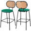 Counter Stool with Metal Frame-1330750303