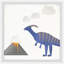 «Lindbergh Dinosaur Obsession Diptych», ensemble de 3 reproductions encadrées-1847534938
