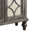Modern Console Cabinet In Weathered Grey - Space Saving Option 2-door Storage Organize Your Home With Ease