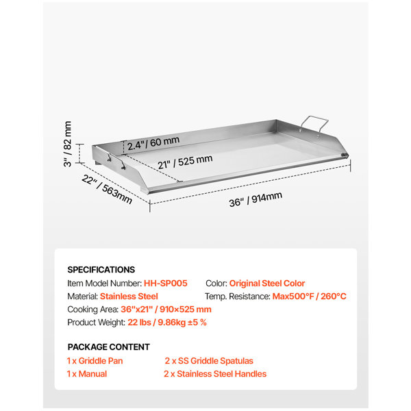 Dimensions du produit