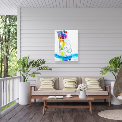 Marc Allante Mint Outdoor  Canvas