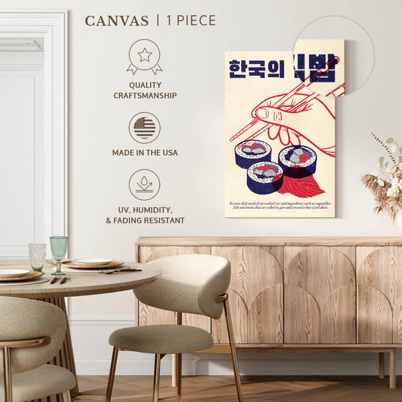 Yarlin Korean Kimbap, 36" H x 24" W