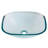 Novatto 16.5'' Clear Glass Square Bathroom Sink