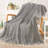 Chevron Knitted Throw Blanket-1690354000