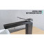 Robinet de lavabo vasque à poignée simple en laiton massif 12 "H-65301254-94592378