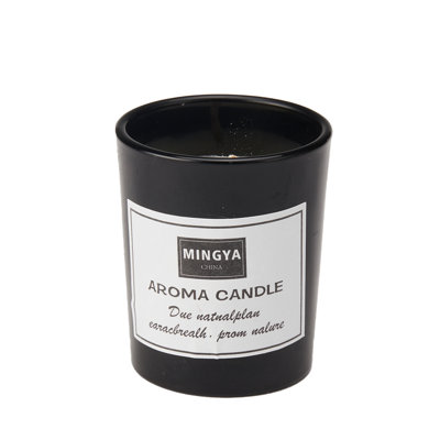 Black Cup Scented Candle – Aromatherapy Home Fragrance, Relaxing & Giftable