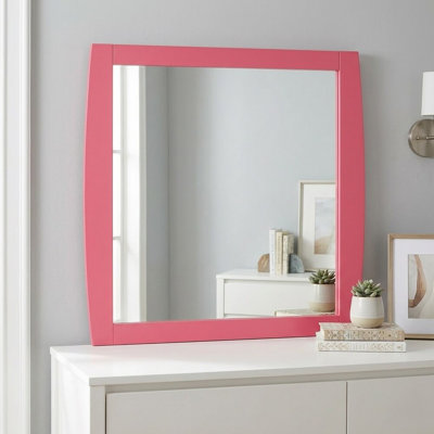Marbre lustré rose 32,38 po X P 36 po Miroir H Cottage