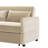 High - Quality PU Upholstered Sofa with Sturdy Support and Easy Assembly, Ideal for Comfortable Living Spaces