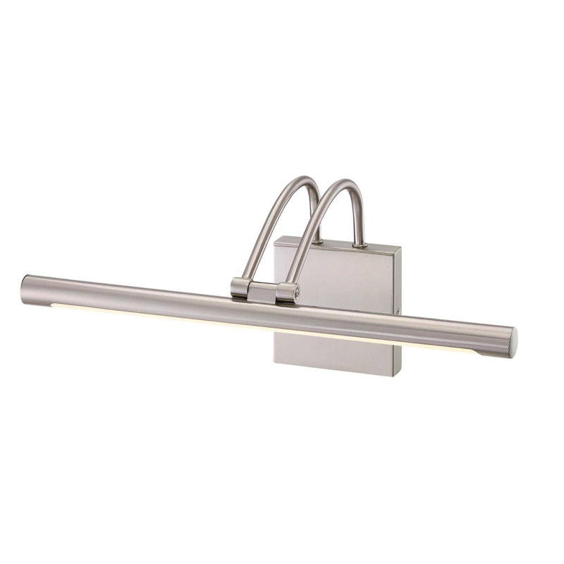 17'' Dimmable LED Wall Mount Picture Light, Brushed Nickel