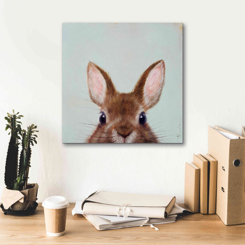 «Peek A Boo» par Lucia Heffernan, H 18 po x l 18 po x P 0,75 po