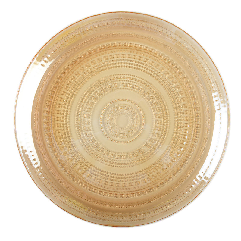 Caesar 28cm Dinner Plate, Amber