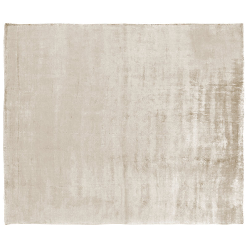 Purity Hand-Loomed Synthetic Ivory Area Rug, Rectangle 12' x 15'