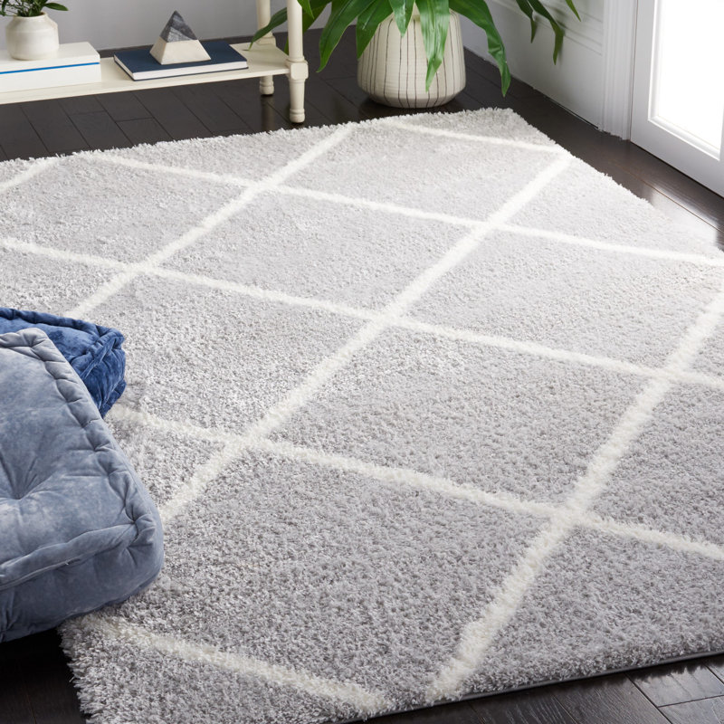 Tahoe Shag Performance Geometric Rug, Rectangle 8' x 10'